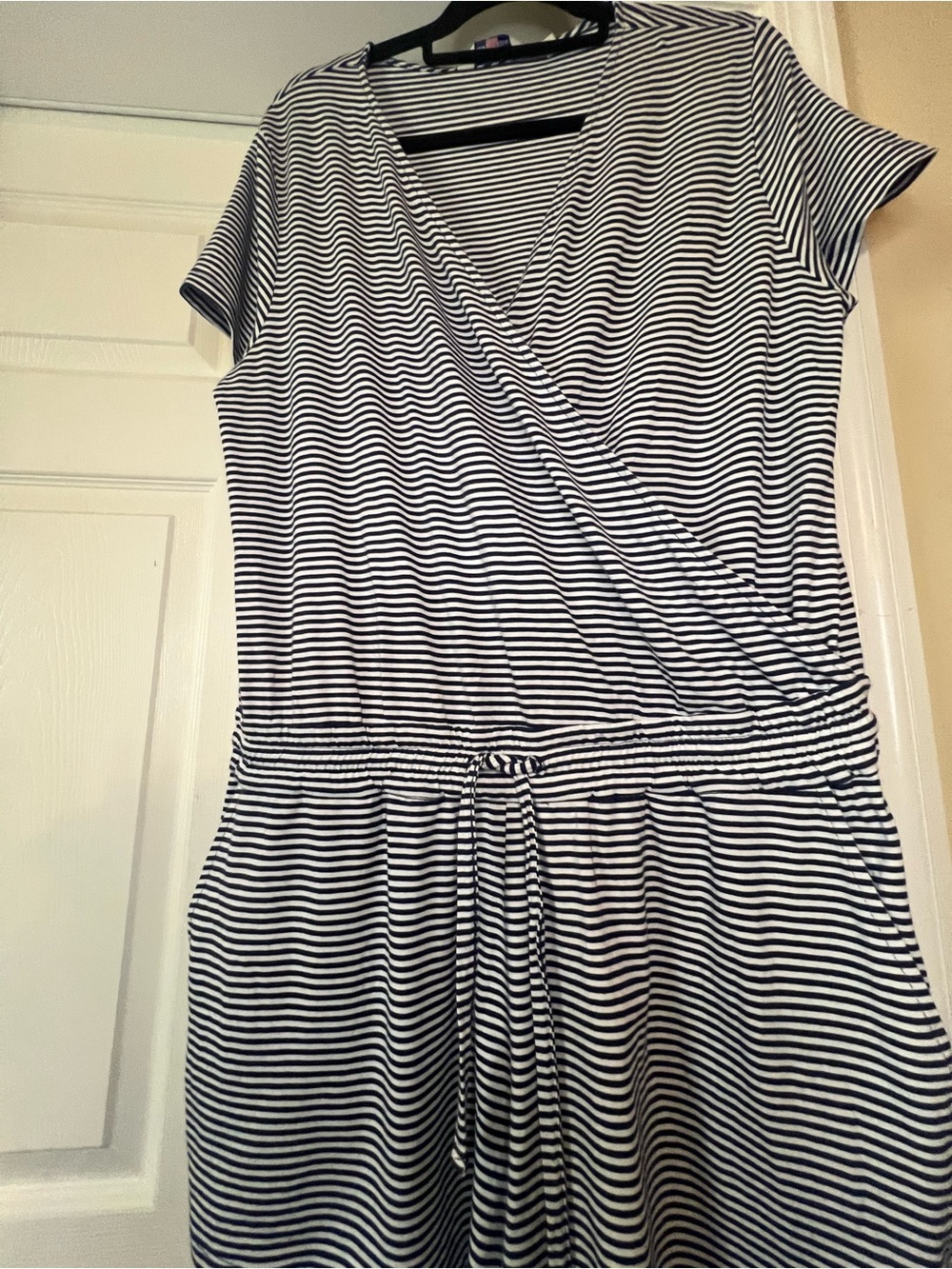 Vineyard Vines Ladies Navy & White Striped Shorts Rumper